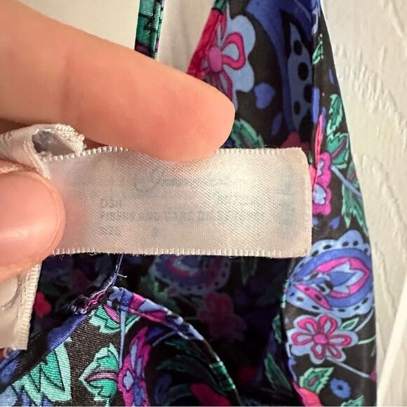 Inner Most Vintage Floral Satin Nighty Slip Dress Size Small - Picture 4 of 6